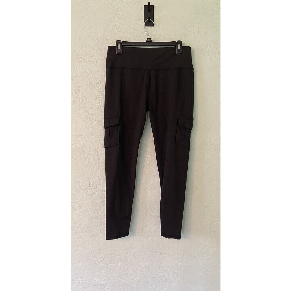 Athletic Leggings Black XL with 4 Pockets for Women Butt Lifter
